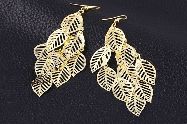 factory price wholesale fashion jewelry 18k gold alloy leaves drop earrings for women gifts hz, Silver
factory price wholesale fashion jewelry 18k gold alloy leaves drop earrings for women gifts hz, Silver