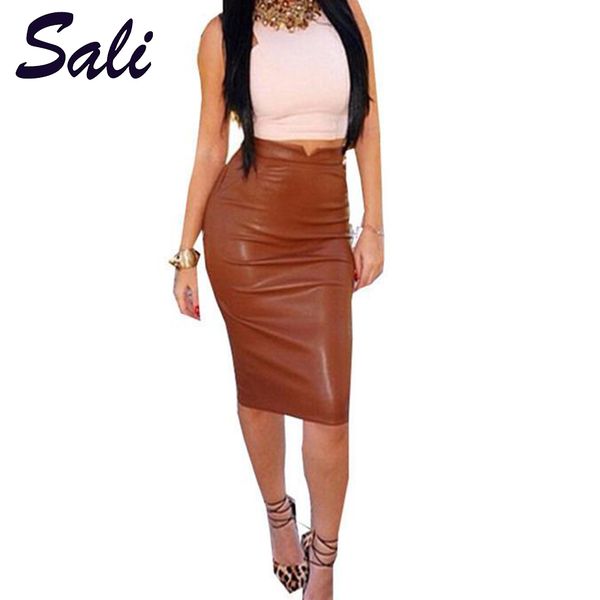 wholesale- women soft pu leather skirt high waist slim hip pencil skirts vintage bodycon midi skirt clubwear plus size, Black
wholesale- women soft pu leather skirt high waist slim hip pencil skirts vintage bodycon midi skirt clubwear plus size, Black
