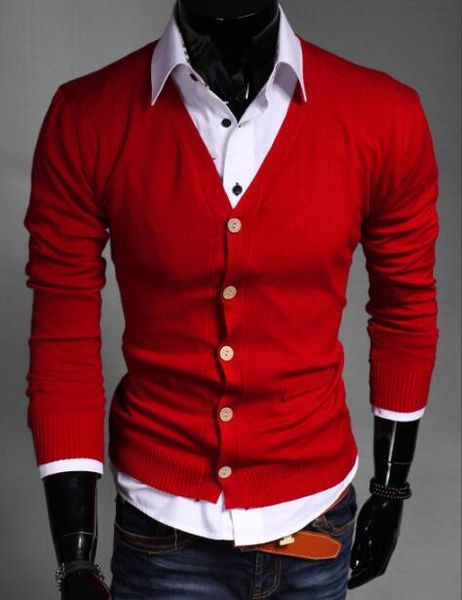 wholesale-new spring fashion mens sweaters men brand cotton slim fit super thin v-neck cardigan sweater red/blue/yellow wholesale, White;black
wholesale-new spring fashion mens sweaters men brand cotton slim fit super thin v-neck cardigan sweater red/blue/yellow wholesale, White;black
