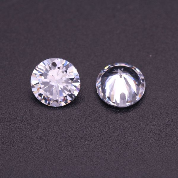 diy jewelry 8mm lab created cubic zirconia stone with hole white cz for pendant and earrings 1000pcs/lot, Black
diy jewelry 8mm lab created cubic zirconia stone with hole white cz for pendant and earrings 1000pcs/lot, Black