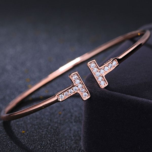 double t bangles open adjustable cuff bangle women bracelets gold silver rose gold copper bracelets fashion jewelry, Black
double t bangles open adjustable cuff bangle women bracelets gold silver rose gold copper bracelets fashion jewelry, Black