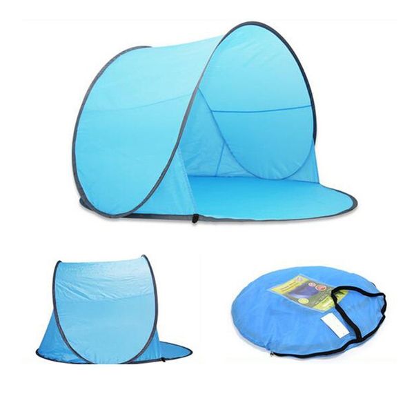 wholesale- lumiparty outdoor double full automatic children tent speed open beach tent super light