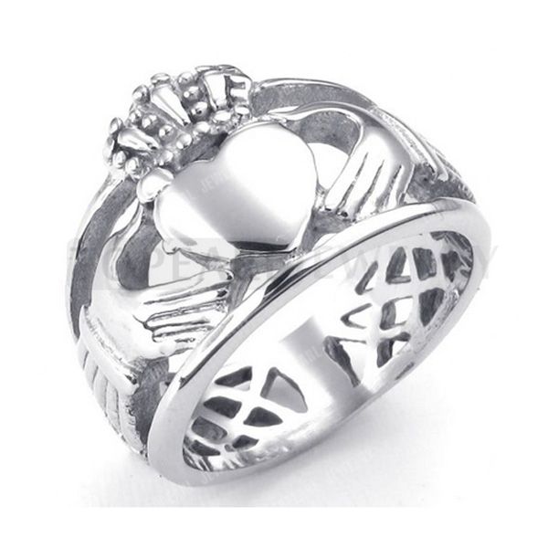 Teboer Jewelry 3pcs Celtic Knot Eternity Stainless Steel Claddagh Ring Heart Crown MER222
Teboer Jewelry 3pcs Celtic Knot Eternity Stainless Steel Claddagh Ring Heart Crown MER222