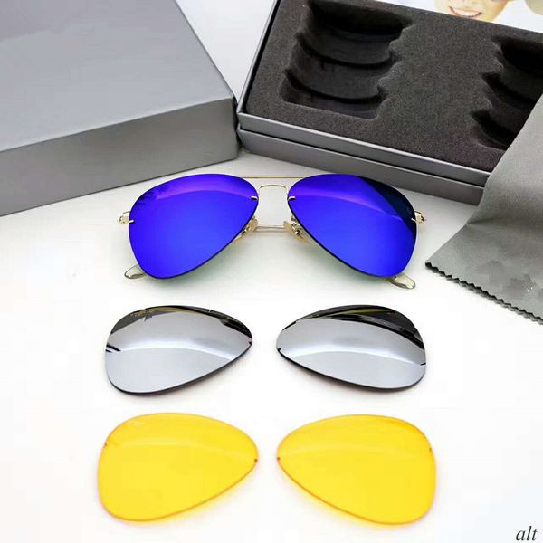 2017 brand polarized aviation sunglasses for men women male driving glasses reflective coating eyewear night vision driving mirror, White;black
2017 brand polarized aviation sunglasses for men women male driving glasses reflective coating eyewear night vision driving mirror, White;black