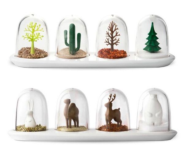 four seasons plant spice jar 4 pcs/set creative animals seasoning bottle salt sugar pepper shaker cooking tools kitchen supplies
four seasons plant spice jar 4 pcs/set creative animals seasoning bottle salt sugar pepper shaker cooking tools kitchen supplies