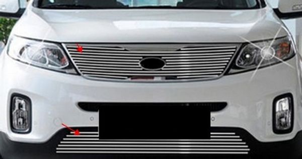 2013-2015 for kia sorento aluminum alloy car front bumper mesh grille around trim racing grills
2013-2015 for kia sorento aluminum alloy car front bumper mesh grille around trim racing grills