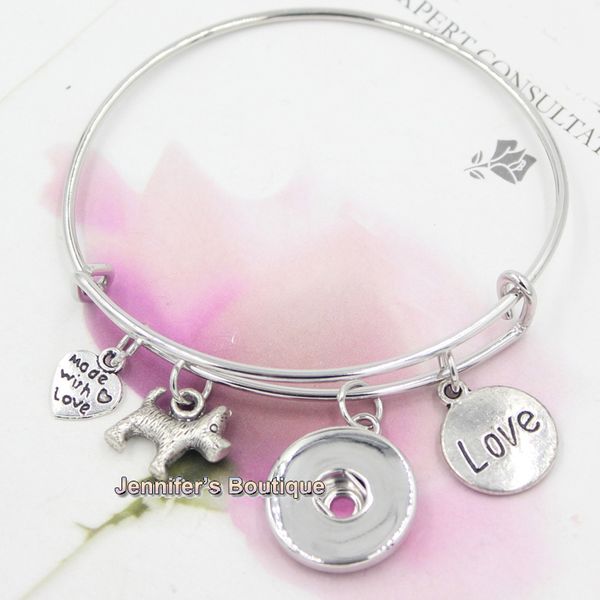 new fashion diy interchangeable jewelry animal pet dog expandable bangle bracele snaps button bracelets jewelry wholesale, Golden;silver
new fashion diy interchangeable jewelry animal pet dog expandable bangle bracele snaps button bracelets jewelry wholesale, Golden;silver