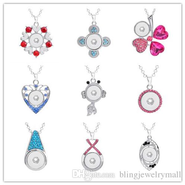 new fashion metal snap necklace with flower fish ribbon heart cross clover rhinestone elegant fit 18mm snap buttons jewelry women, Silver
new fashion metal snap necklace with flower fish ribbon heart cross clover rhinestone elegant fit 18mm snap buttons jewelry women, Silver