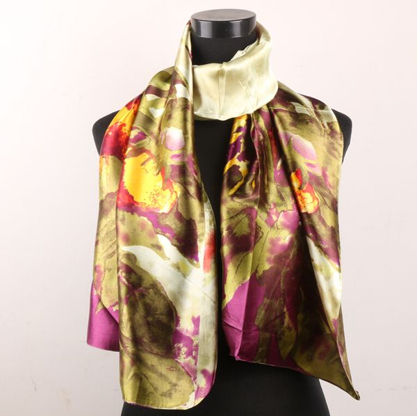 1pcs green leaves plum gold flowers women's fashion satin oil painting long wrap shawl beach silk scarf 160x50cm, Blue;gray
1pcs green leaves plum gold flowers women's fashion satin oil painting long wrap shawl beach silk scarf 160x50cm, Blue;gray