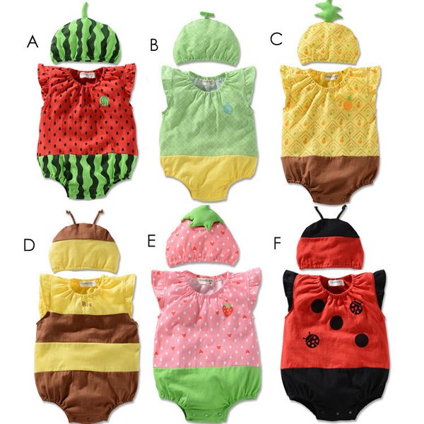 baby rompers cotton baby clothes insect fruit pattern infant jumpsuits+hat 2pcs toddler girls clothing set 2017 newborn pgraphy props, Blue
baby rompers cotton baby clothes insect fruit pattern infant jumpsuits+hat 2pcs toddler girls clothing set 2017 newborn pgraphy props, Blue
