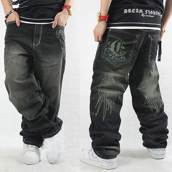 wholesale-men hiphop jeans black skateboard baggy style jeans hip hop men's and boy's ad dance pants embroidery full length big size, Blue
wholesale-men hiphop jeans black skateboard baggy style jeans hip hop men's and boy's ad dance pants embroidery full length big size, Blue