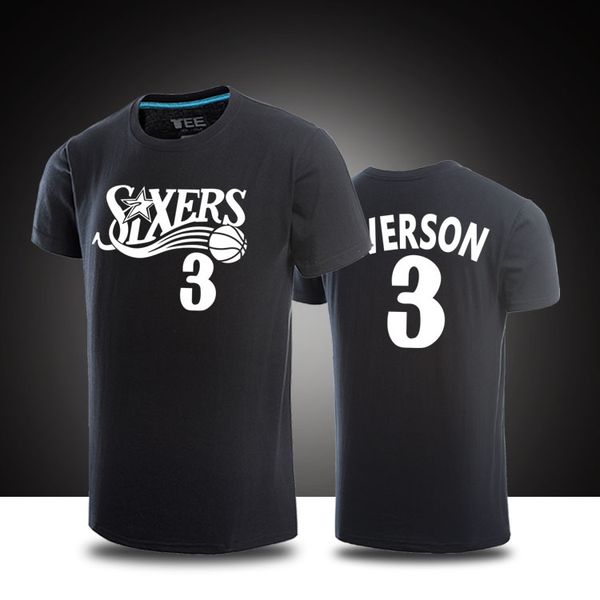 Summer Allen Iverson T Shirts Men's 100% Cotton Short Sleeved T-Shirt Plus Size basketball Tee Tops
Summer Allen Iverson T Shirts Men's 100% Cotton Short Sleeved T-Shirt Plus Size basketball Tee Tops