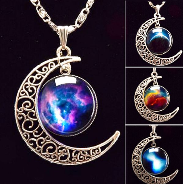 brand fashion jewelry choker necklace glass universe galaxy lovely pendant 925 silver chain moon sliver pendant necklace 12 style design
brand fashion jewelry choker necklace glass universe galaxy lovely pendant 925 silver chain moon sliver pendant necklace 12 style design