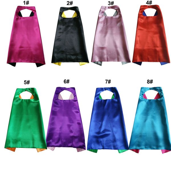 plain color 70*70cm 2layer kids superhero cosplay costume satin cape halloween cosplay superhero capes for kids, Black;red
plain color 70*70cm 2layer kids superhero cosplay costume satin cape halloween cosplay superhero capes for kids, Black;red