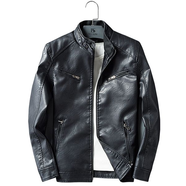 autumn spring new men's leather jackets casual motorcycle pu jacket leather coats asian size fashion jackets drop shipping k200, Black
autumn spring new men's leather jackets casual motorcycle pu jacket leather coats asian size fashion jackets drop shipping k200, Black