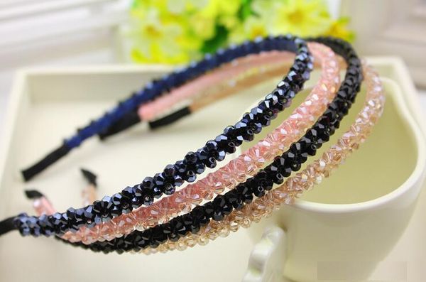 2016 new arrival shining crystal fashional modern style headband hairbands for girls headwear 2 rows beads width hair accessories for women, Silver
2016 new arrival shining crystal fashional modern style headband hairbands for girls headwear 2 rows beads width hair accessories for women, Silver