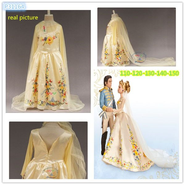 2015 cinderella dress children cinderella wedding dress kids golden wedding dress costume cosplay princess ing, Red;yellow
2015 cinderella dress children cinderella wedding dress kids golden wedding dress costume cosplay princess ing, Red;yellow