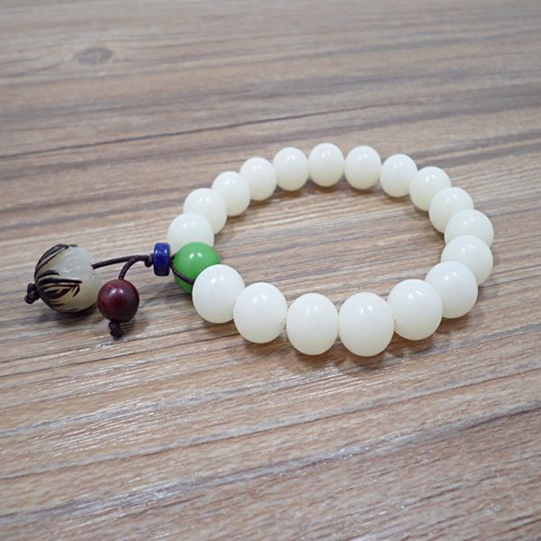 new fashion 10mm white jade bodhi root beads bracelet chinese wind handmade buddha vintage ethnic bracelets women charm jewelry, Black
new fashion 10mm white jade bodhi root beads bracelet chinese wind handmade buddha vintage ethnic bracelets women charm jewelry, Black