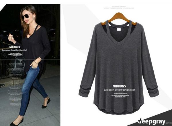 women summer shirts sleeve tees casual long autumn out loose tshirt sweatshirt ladies hollow t o neck solid t-shirts sxupk, Black
women summer shirts sleeve tees casual long autumn out loose tshirt sweatshirt ladies hollow t o neck solid t-shirts sxupk, Black