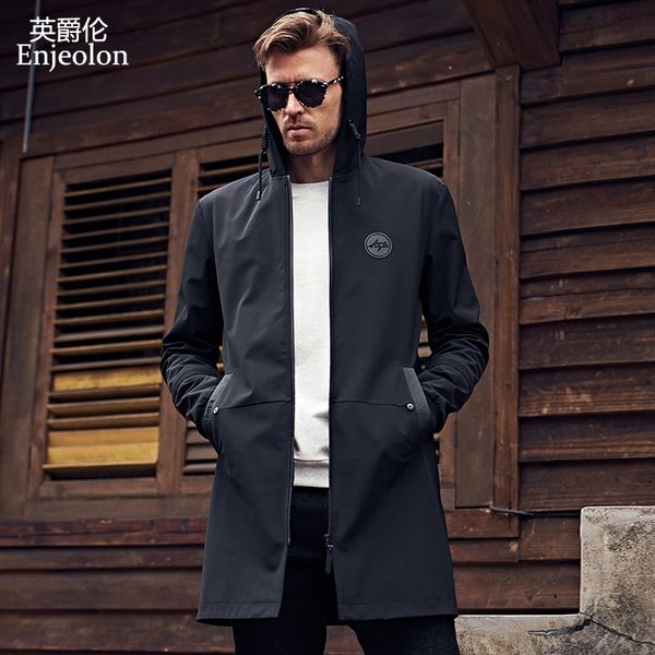 wholesale- enjeolon brand new hoodies trench coat men clothing quality male long black trench coat windbreaker jacket plus size 3xl jk0419, Tan;black
wholesale- enjeolon brand new hoodies trench coat men clothing quality male long black trench coat windbreaker jacket plus size 3xl jk0419, Tan;black