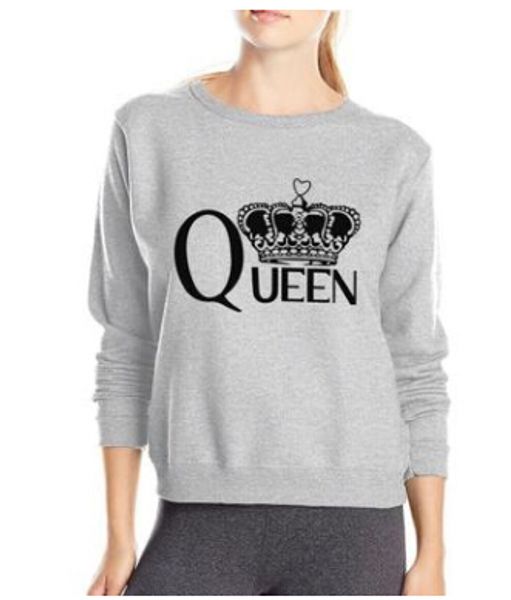 women's hoodies & sweatshirts queen printed women casual simple pullovers long sleeved o-neck loose tees, Black
women's hoodies & sweatshirts queen printed women casual simple pullovers long sleeved o-neck loose tees, Black