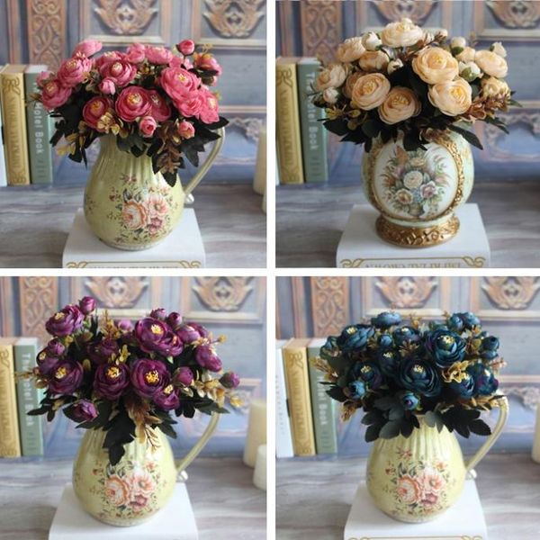 Realistic 6_Branches Blue Autumn Artificial Fake Peony Flower Arrangement Home Hotel Room Wedding Hydrangea Decor free shipping, dandys
Realistic 6_Branches Blue Autumn Artificial Fake Peony Flower Arrangement Home Hotel Room Wedding Hydrangea Decor free shipping, dandys
