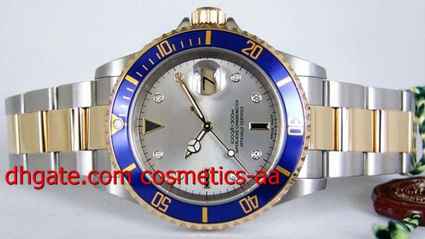 Luxury High quality Men Watches Silver Serti Diamond Dial Yellow Gold & Steel 16613 Automatic Men's WATCH
Luxury High quality Men Watches Silver Serti Diamond Dial Yellow Gold & Steel 16613 Automatic Men's WATCH