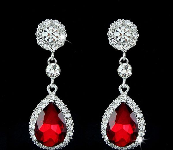new brand fashion crystal drop earrings wedding jewelry big platinum plated dangle water drop earrings for women, Silver
new brand fashion crystal drop earrings wedding jewelry big platinum plated dangle water drop earrings for women, Silver