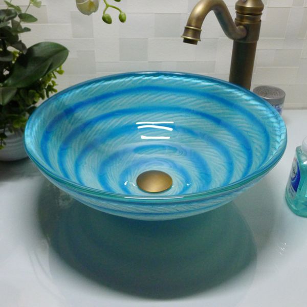 bathroom tempered glass sink handcraft counter round basin wash basins cloakroom shampoo vessel bowl hx006
bathroom tempered glass sink handcraft counter round basin wash basins cloakroom shampoo vessel bowl hx006