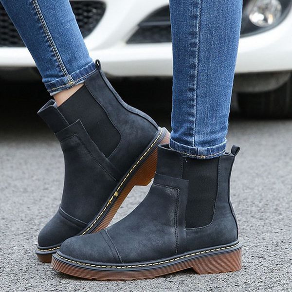 2017 the fashion spirng summer 3 colors brand new pu leather women ankle martin short boots motorcycle flat slip-on shoes plus size 35-43, Black
2017 the fashion spirng summer 3 colors brand new pu leather women ankle martin short boots motorcycle flat slip-on shoes plus size 35-43, Black