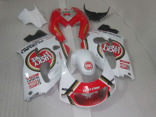 fairing kit for suzuki gsxr600 gsxr750 1996-2000 gsx-r600/750 96 97 98 99 00 red white lucky strike fairings set gb8
fairing kit for suzuki gsxr600 gsxr750 1996-2000 gsx-r600/750 96 97 98 99 00 red white lucky strike fairings set gb8