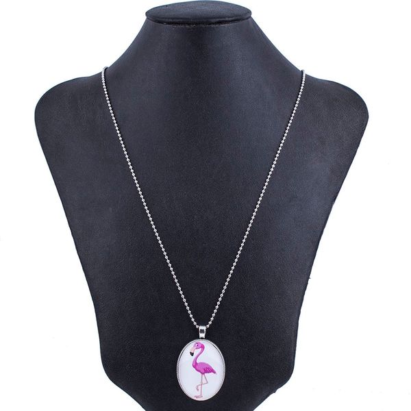 po1001 fashion jewelry hight quality glass necklace sets for women jewelry unique flamingos design party gift, Silver
po1001 fashion jewelry hight quality glass necklace sets for women jewelry unique flamingos design party gift, Silver
