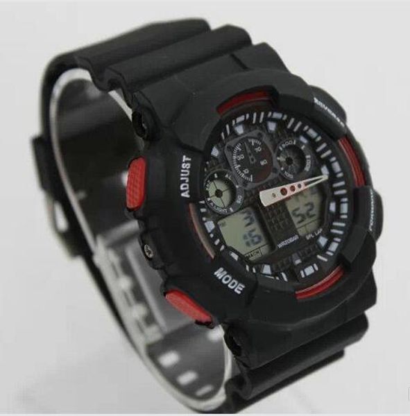 NEW relogio classic men's sports watches, LED chronograph wristwatch, military watch, g100 digital watch, good gift for men with box
NEW relogio classic men's sports watches, LED chronograph wristwatch, military watch, g100 digital watch, good gift for men with box