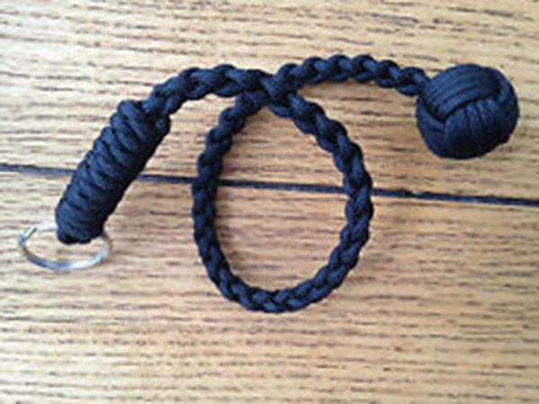 Free Shipping Monkey Fist Keychain "1" Steel Ball Self , 550 Survival Paracord lanyard
Free Shipping Monkey Fist Keychain "1" Steel Ball Self , 550 Survival Paracord lanyard