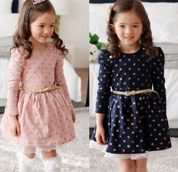 sweet girls cotton dress knee length dress pleated long sleeve girls polka dots dress autumn princess dress with belt ing, Red;yellow
sweet girls cotton dress knee length dress pleated long sleeve girls polka dots dress autumn princess dress with belt ing, Red;yellow