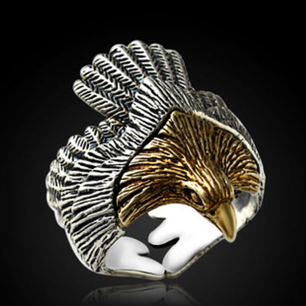 925 sterling silver eagle ring retro 14k gold decoration men ring domineering black royal court style weight 12g width 2.7cm, Golden;silver
925 sterling silver eagle ring retro 14k gold decoration men ring domineering black royal court style weight 12g width 2.7cm, Golden;silver