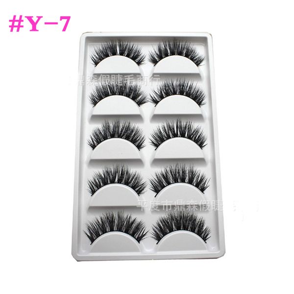 5pairs/box false eyelashes #y-7 #e8 #e6 mink eyelashes stunning makeup handmade messy cross natural eye lashes extension tools charming
5pairs/box false eyelashes #y-7 #e8 #e6 mink eyelashes stunning makeup handmade messy cross natural eye lashes extension tools charming
