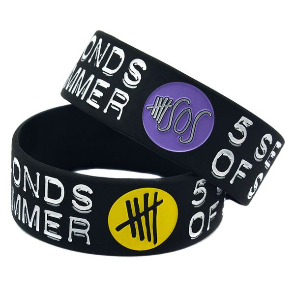 Горячее надувательство 1 шт. 5SOS силиконовый браслет отличный способ показать ваш
Горячее надувательство 1 шт. 5SOS силиконовый браслет отличный способ показать ваш
