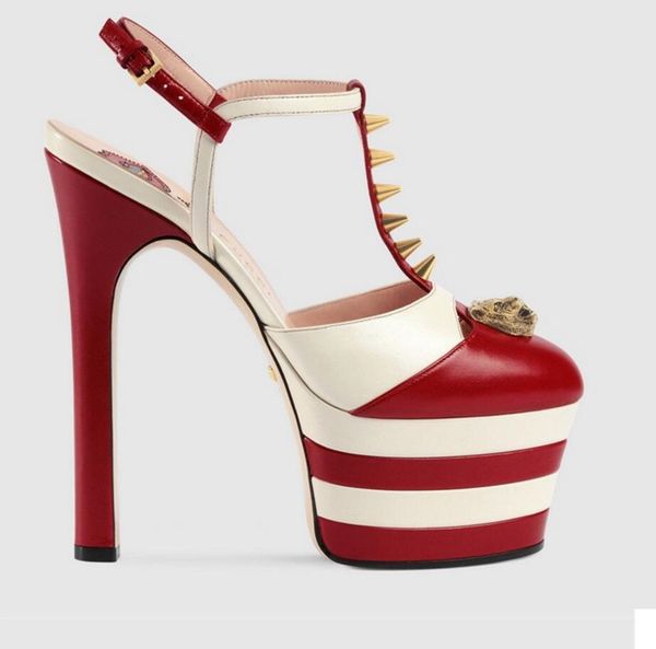 new summer platform spiked gladiator sandals women striped metallic high heels pumps escarpins ladies prom wedding shoes mary jane shoes, Black
new summer platform spiked gladiator sandals women striped metallic high heels pumps escarpins ladies prom wedding shoes mary jane shoes, Black