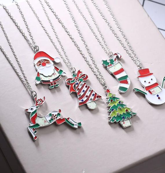 dhl christmas santa claus necklaces painting oil deer tree stickers pendant link chain sweater necklace statement jewelry gift for women men, Silver
dhl christmas santa claus necklaces painting oil deer tree stickers pendant link chain sweater necklace statement jewelry gift for women men, Silver