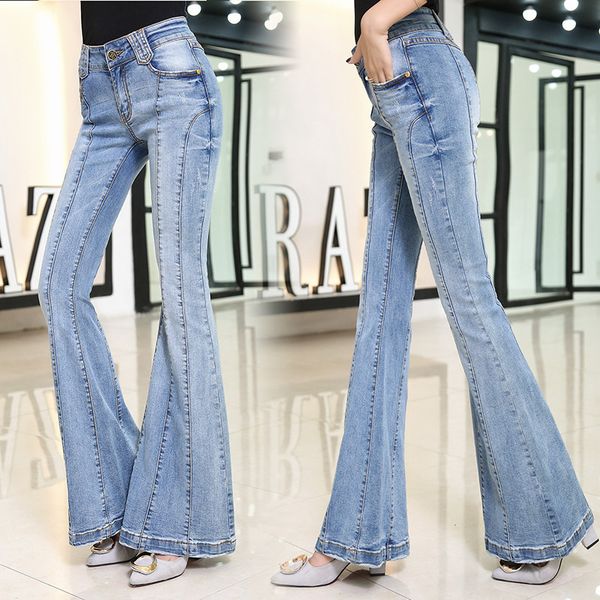wholesale women ladies flare pants mid waist skinny slim long trousers blue jeans plus size xl
wholesale women ladies flare pants mid waist skinny slim long trousers blue jeans plus size xl