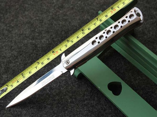 201506 New TAC FORCE fast folding knife silver EDC pocket knife gift knife outdoor survival knives S178M
201506 New TAC FORCE fast folding knife silver EDC pocket knife gift knife outdoor survival knives S178M