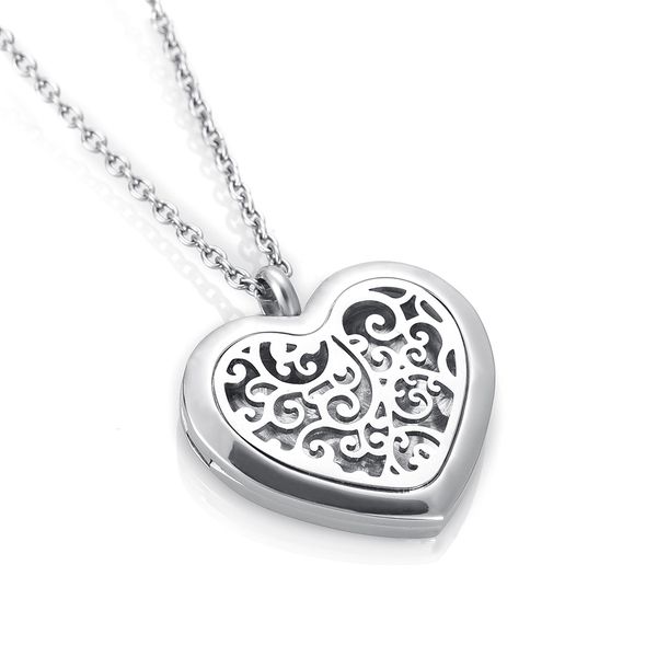 hollow flower aromatherapy essential oil diffuser necklace stainless steel heart magnetic perfume locket jewelry chains pads, Silver
hollow flower aromatherapy essential oil diffuser necklace stainless steel heart magnetic perfume locket jewelry chains pads, Silver