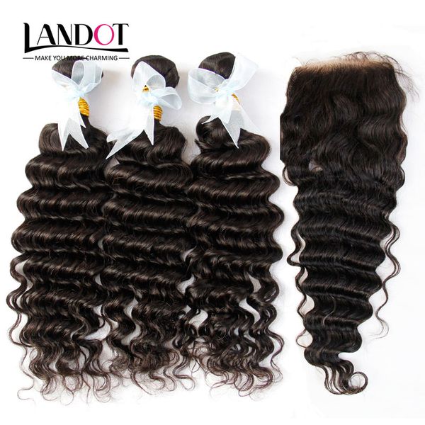 5pcs lot indian deep wave curly virgin hair with closure 7a unprocessed human hair weaves 4bundles and 1piece lace closures natural color 1b, Black
5pcs lot indian deep wave curly virgin hair with closure 7a unprocessed human hair weaves 4bundles and 1piece lace closures natural color 1b, Black
