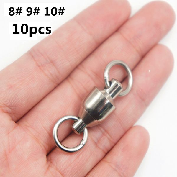 8 #9 #10 #10pcs /lot ball bearing fishing swivel solid rings connectors ocean sea stainless steel heavy duty fishing hook
8 #9 #10 #10pcs /lot ball bearing fishing swivel solid rings connectors ocean sea stainless steel heavy duty fishing hook