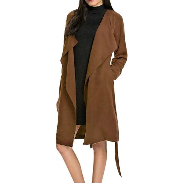 wholesale- long sleeve oversized trench coat women outerwear loose coat gabardina mujer waterfall italian ladies blazer belted duster coats, Tan;black
wholesale- long sleeve oversized trench coat women outerwear loose coat gabardina mujer waterfall italian ladies blazer belted duster coats, Tan;black