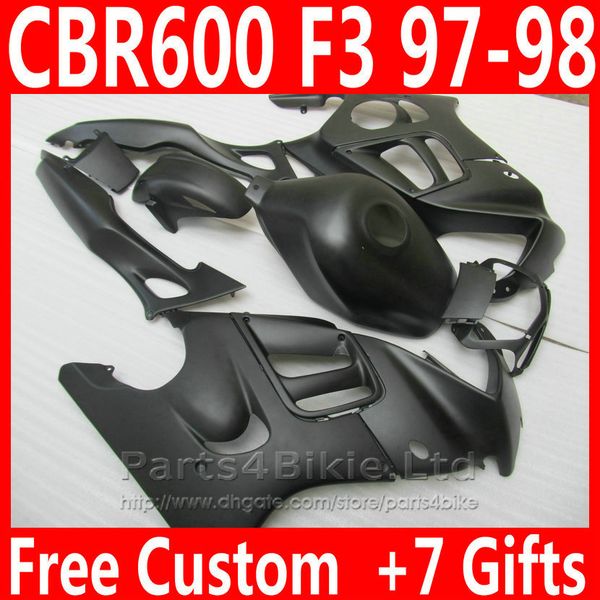 new matte black motorcycle fairing kit for honda cbr 600 f3 cbr600f3 1997 1998 fairings parts cbr600 f3 95 96 dka6
new matte black motorcycle fairing kit for honda cbr 600 f3 cbr600f3 1997 1998 fairings parts cbr600 f3 95 96 dka6