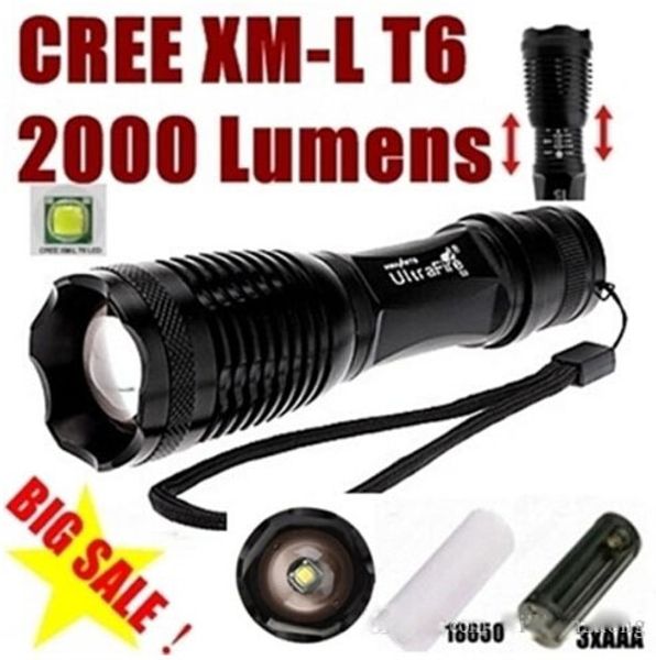 UltraFire E007 CREE XM-L T6 2000Lumens 5 режим cree светодиодный фонарик увеличить светодиодный фона
UltraFire E007 CREE XM-L T6 2000Lumens 5 режим cree светодиодный фонарик увеличить светодиодный фона