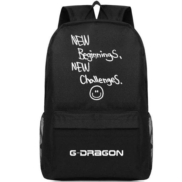 new beginnings challenges backpack g dragon day pack bigbang school bag music packsack quality rucksack sport schoolbag outdoor daypack
new beginnings challenges backpack g dragon day pack bigbang school bag music packsack quality rucksack sport schoolbag outdoor daypack