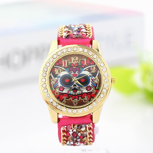 dhl geneva rhinestones stone watches thin velvet belt buckle watch luxury diamond women alloy watches owl wristwatch, Slivery;brown
dhl geneva rhinestones stone watches thin velvet belt buckle watch luxury diamond women alloy watches owl wristwatch, Slivery;brown